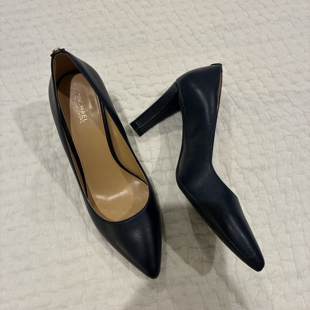 Michael Kors Navy Blue Heels